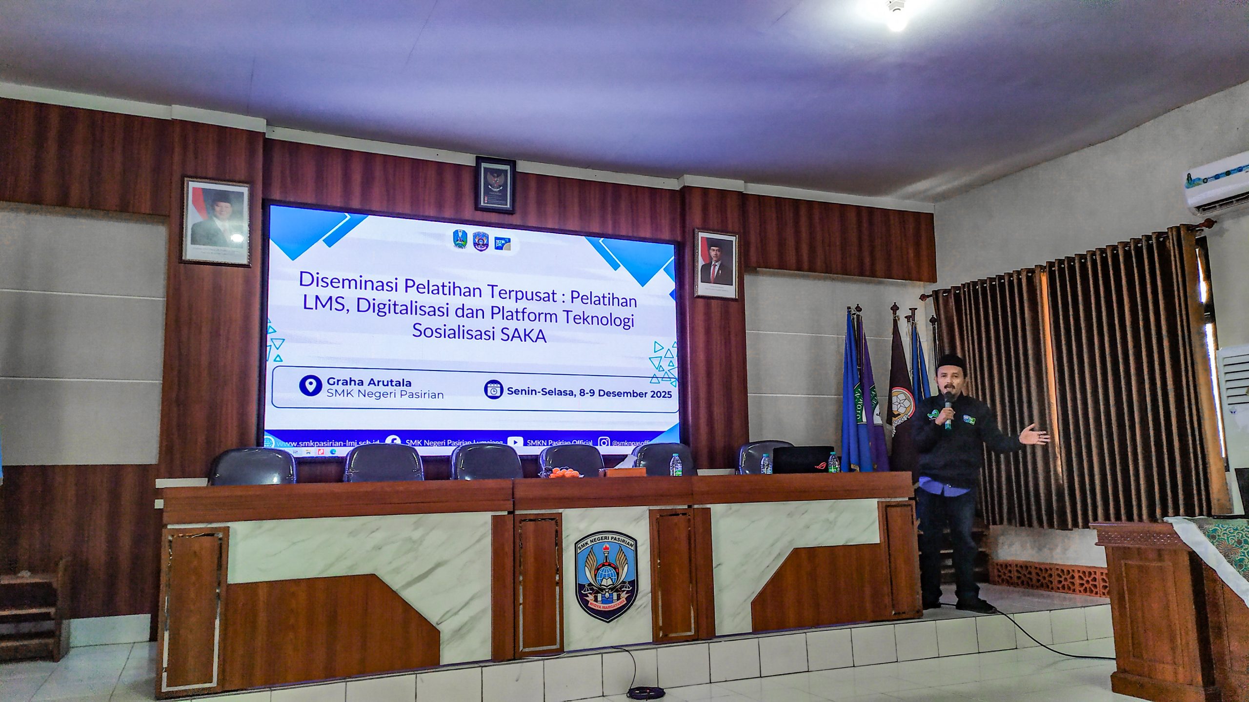 SMKN Pasirian Gelar Diseminasi Pelatihan LMS dan Digitalisasi Pembelajaran “Sosialisasi SAKA”