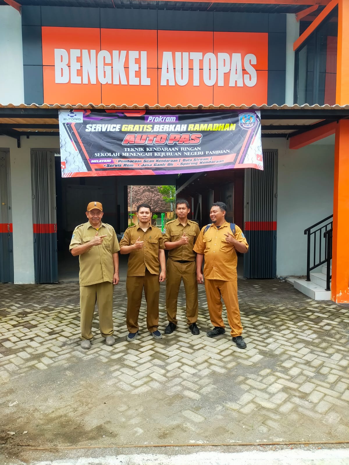 Berkah Ramadan: Servis Motor Gratis di Bengkel AUTOPAS SMKN Pasirian!